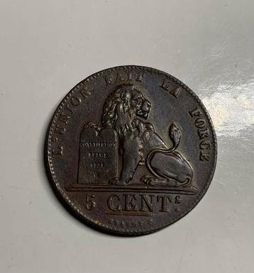 5 centimes Leopold 1er 1841