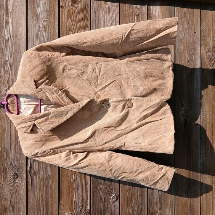 corduroy blazer uit de Tweede Wereldoorlog, Kleding | Dames, Jassen | Zomer, Zo goed als nieuw, Maat 36 (S), Overige kleuren, Verzenden