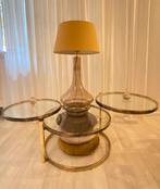 Vintage Milo Baughman style, Huis en Inrichting, Ophalen, Gebruikt, Rond, Glas