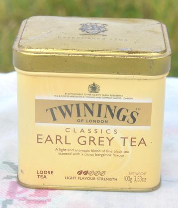 boite a thé en métal twining  beschikbaar voor biedingen