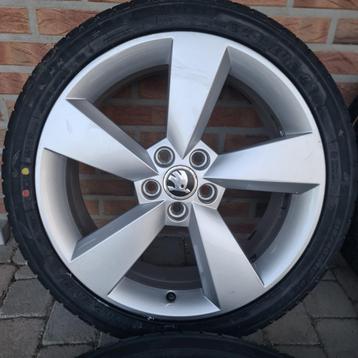 5x100 17 inch Polo Ibiza Fabia Rapid - Nieuw 4 seizoenbanden beschikbaar voor biedingen