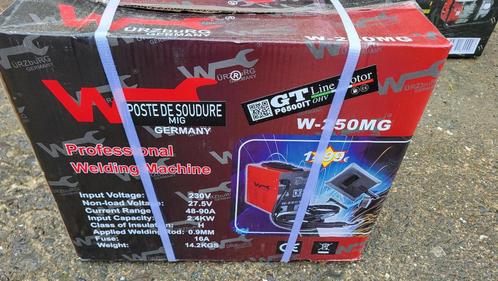 Poste à souder MIG WÜRZBURG W-250MG – Neuf dans son emballag, Doe-het-zelf en Bouw, Gereedschap | Lasapparaten, Nieuw, Elektroden