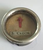 Relikwie van het  kruis relic from true cross relique, Antiek en Kunst, Antiek | Religieuze voorwerpen, Ophalen of Verzenden