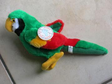 Een kleurrijke pluche papegaai, NIEUW beschikbaar voor biedingen