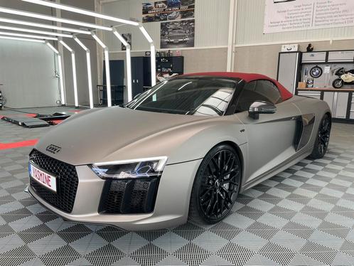 Audi R8 V10 Spyder Quattro 540 pk * 2018 * 74.000 km, Auto's, Audi, Bedrijf, R8, 4x4, ABS, Achteruitrijcamera, Adaptieve lichten