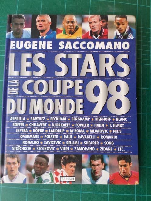 Football - Les Stars de la Coupe du Monde 1998 - 132 pages, Livres, Livres de sport, Utilisé, Sport de ballon, Enlèvement ou Envoi