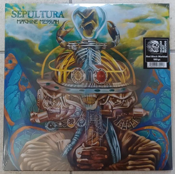 Sepultura double 33T LP(transparent) Machine Messiah, Cd's en Dvd's, Vinyl | Hardrock en Metal, Ophalen of Verzenden