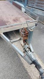 Remorque HAPERT plateau 2700kg avec rampes (à réparer), Ophalen, Gebruikt