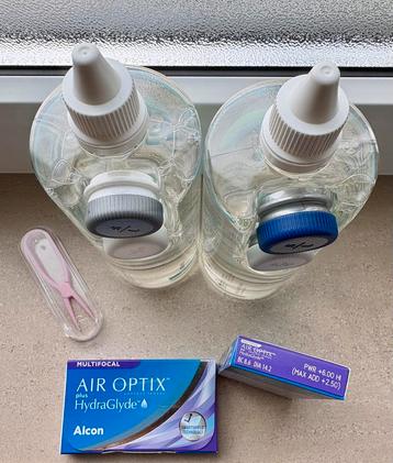 Contactlenzen + oplossingen beschikbaar voor biedingen