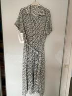 H&M gebloemd kleedje met striklint, xl, Kleding | Dames, Ophalen, Zo goed als nieuw, Zwart