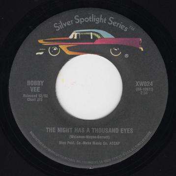 Bobby Vee ‎– The Night Has A Thousand Eyes '7 beschikbaar voor biedingen