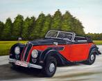 Schilderij BMW 327 (1948), handgeschilderd, Ophalen of Verzenden