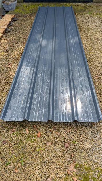 Dakplaten - type eco 30mm - lengte 4.10m x 1m, Doe-het-zelf en Bouw, Zwart, Nieuw, Minder dan 5 m², Metaal