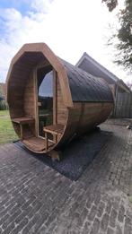 3M Barrel Sauna van Scandinavisch grenenhout, Sport en Fitness, Sauna, Verzenden, Nieuw, Fins of Traditioneel, Complete sauna