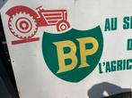 BP tractor reclamebord, Verzamelen, Reclamebord, Gebruikt, Ophalen of Verzenden