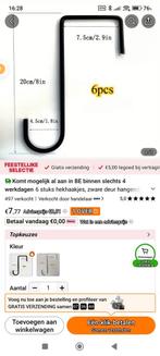 Haken voor bloembakken 18 stuks weg is weg ., Jardin & Terrasse, Pots de fleurs, Enlèvement, Neuf