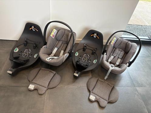 1 set // Cybex Cloud Z i-Size + Base Z – Soho Grey, Kinderen en Baby's, Autostoeltjes, Zo goed als nieuw, Overige merken, 0 t/m 13 kg