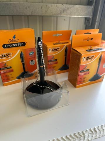 8 x BIC baliepen / Counter Pen - 4 kleuren beschikbaar voor biedingen