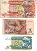 Zaïre (Congo) - Set van 3 bankbiljetten met de 50 als nieuw, Ophalen of Verzenden, Overige landen, Los biljet