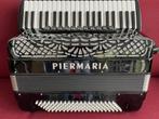 Z.g.a.n. italiaanse Piermaria 414 .4 korig .Piccolo ., Muziek en Instrumenten, Accordeons, Zo goed als nieuw, 120-bas, Met riemen