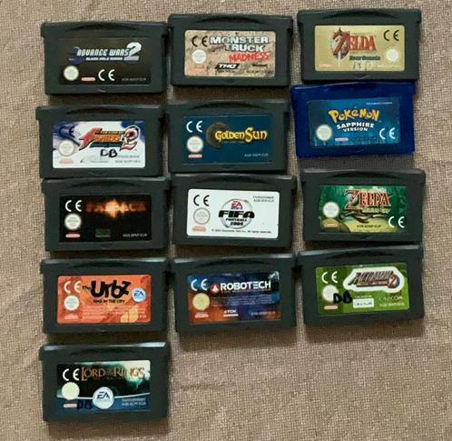 Diverse GBA games, Games en Spelcomputers, Games | Nintendo Game Boy, Gebruikt, Ophalen of Verzenden