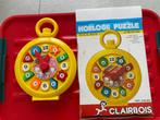 Nieuwe horlogepuzzel / vormenstoof clairbois., Kinderen en Baby's, Ophalen of Verzenden, Nieuw