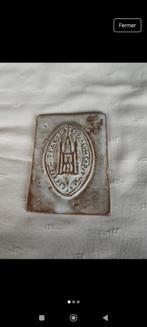 Plaque terre cuite 1978 nivelles . Tb etat, Ophalen of Verzenden