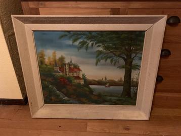 Schilderij gesigneerd W.Cauborgh beschikbaar voor biedingen