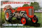 Metalen Reclamebord van Massey-Ferguson in reliëf-30x20cm, Collections, Marques & Objets publicitaires, Envoi, Panneau publicitaire