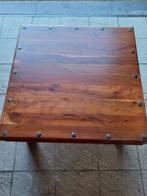 eiken salontafel 80x80cm, Huis en Inrichting, Ophalen, 50 tot 100 cm, 50 tot 100 cm, Zo goed als nieuw