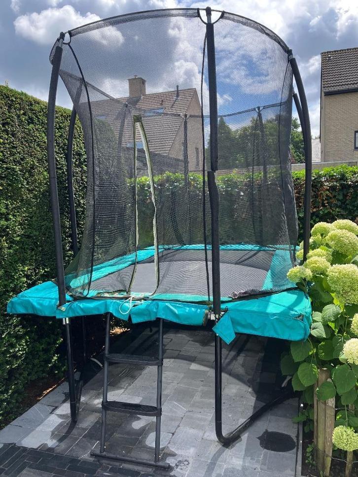Salta trampoline 3,05 x 2,14, Kinderen en Baby's, Speelgoed | Buiten | Trampolines, Gebruikt, Ophalen