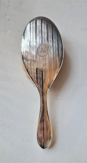 Sterling silver monogram MW borstel 1927 beschikbaar voor biedingen