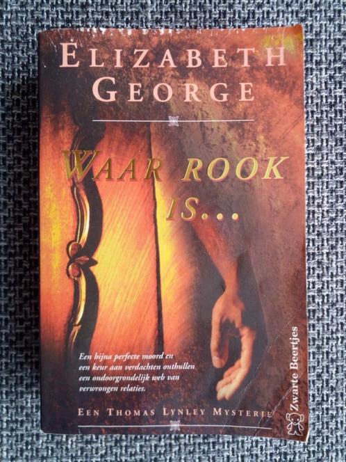 Elizabeth George - Waar rook is ... (Thomas Lynley) - 5 ex, Livres, Policiers, Utilisé, Enlèvement ou Envoi