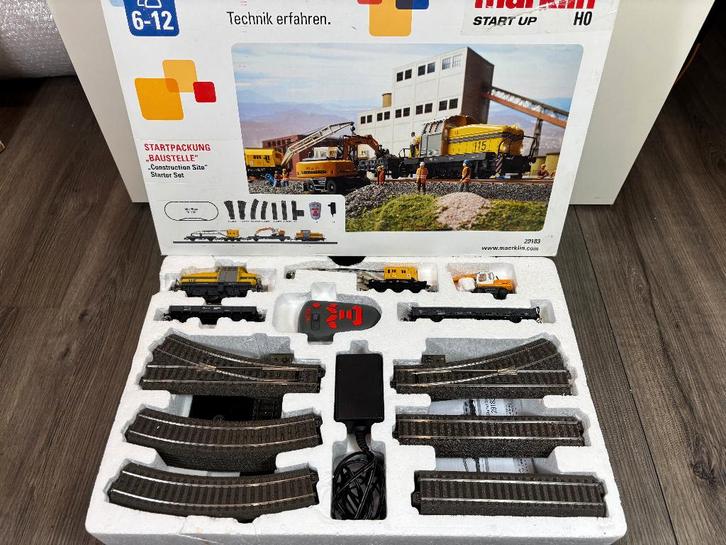 Märklin H0 – 29183 – Coffret de départ numérique chantier, Hobby & Loisirs créatifs, Trains miniatures | HO, Comme neuf, Set de Trains