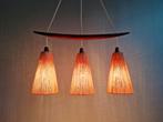 Kroonluchter van teakhout en sisaltouw, Temde, 1950-60, Ophalen of Verzenden