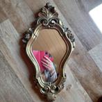 miroir vintage doré, Maison & Meubles, Accessoires pour la Maison | Miroirs, Comme neuf, Ovale, Moins de 50 cm, Enlèvement