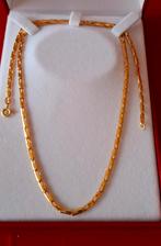 18k gouden ketting met 750 gestanste afwerking, Handtassen en Accessoires, Kettingen, Ophalen, Zo goed als nieuw, Goud, Goud