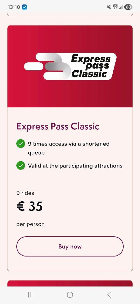 Express Pass Plopsland geldig tot 31 december 2025, Tickets & Billets, Vignettes automobiles, Une personne
