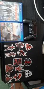 Play station 4 met consoles en 2 spelletjes, Games en Spelcomputers, Ophalen, Zo goed als nieuw