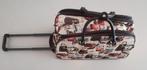 Nieuw ! Vintage trolleybagage met wielen reistas, Uitschuifbare handgreep, 50 tot 60 cm, Nieuw, Ophalen of Verzenden