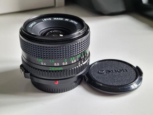 Canon FD 28mm f2.8 - 50mm f1.8 - 50mm f3.5 macro => 49€, Audio, Tv en Foto, Fotocamera's Analoog, Zo goed als nieuw, Canon, Ophalen of Verzenden