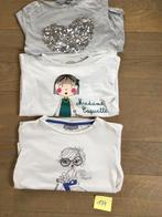 3 longsleeves 134, Ophalen of Verzenden, Zo goed als nieuw