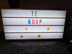 Light box met letters, Gebruikt, Ophalen of Verzenden