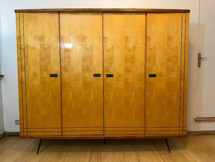 Dressing / Penderie design années 60–70, Huis en Inrichting, Kasten | Dressoirs, Gebruikt, 200 cm of meer, 50 tot 75 cm, Met lade(s)