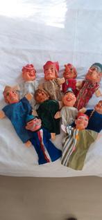 Retro handpoppen poppenkastpoppen ( E ), Ophalen of Verzenden