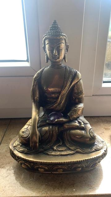 Statuette Buddha Cuivre, Enlèvement ou Envoi, Cuivre