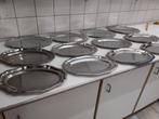 12 Inox schotels, serveerschaal, rvs schotels, Ophalen, Zo goed als nieuw, Schaal of Schalen
