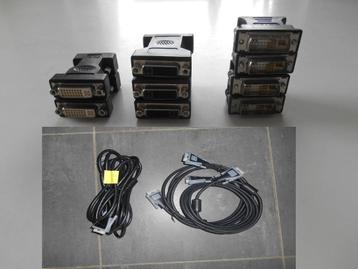 DVI en VGA kabels (2-3-5 m) & Adapters (DVI/DVI - DVI/VGA)