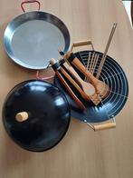 Wok en paëllapan/sarten + toebehoren, Enlèvement, Neuf, Autres matériaux, Wok