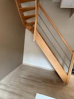 Escalier en hêtre  1/4 tournant ,17 marches, Doe-het-zelf en Bouw, Ophalen, Zo goed als nieuw, Trap, 2 tot 4 meter